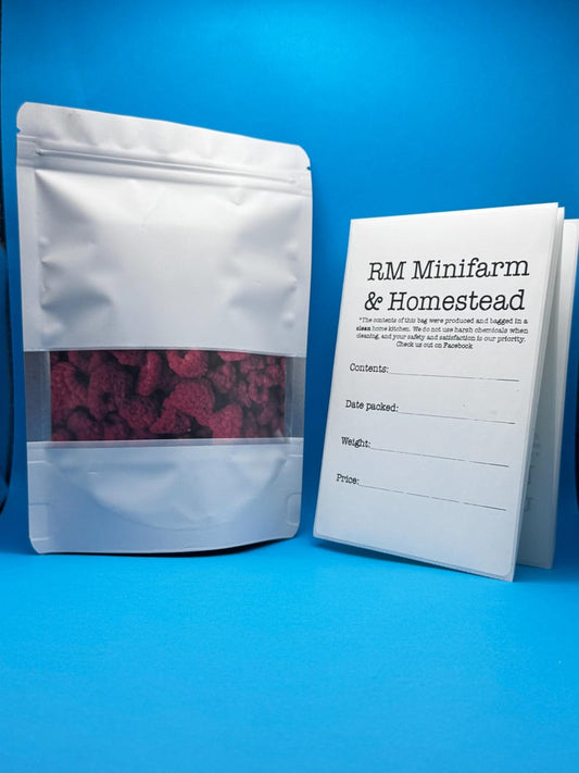 Organic freeze dried raspberries