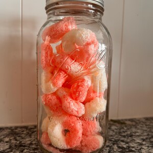 Freeze dried watermelon rings candy snack treat puff puffed