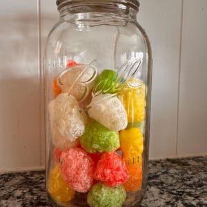 Freeze dried gummy bears candy treat snack puff