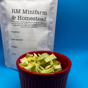 Celery freeze dried organic no apeel veggie vegetable snack