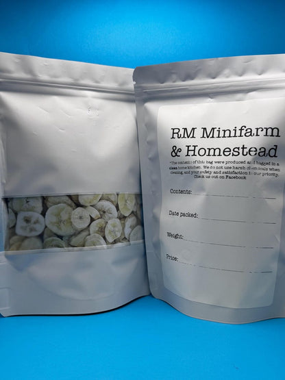 Organic freeze dried banana chips no added ingredients