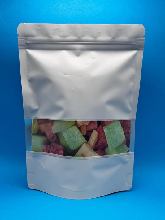 Organic freeze dried melon mix with watermelon, cantaloupe and honeydew no apeel