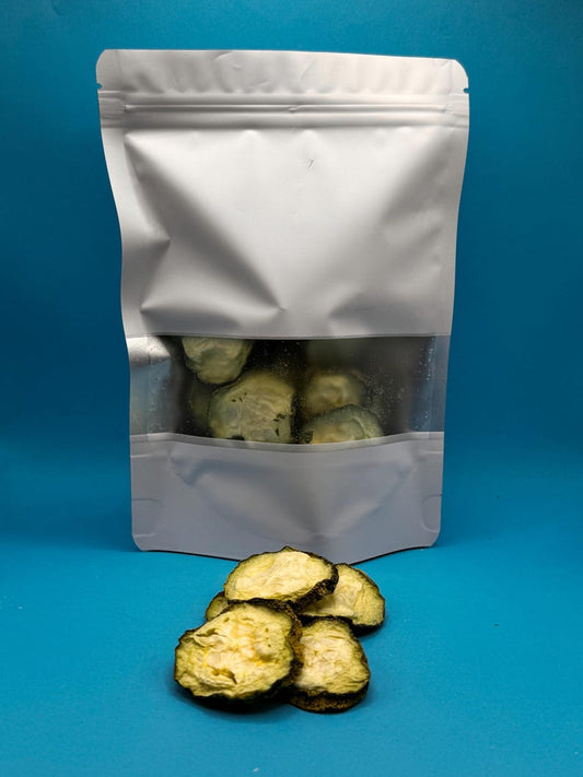 Organic no apeel freeze dried cucumber slices treat snack crunchy