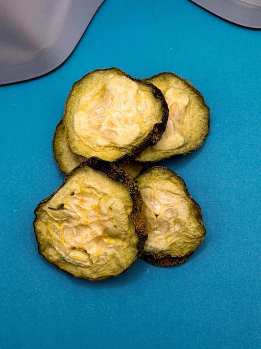 Organic no apeel freeze dried cucumber slices treat snack crunchy