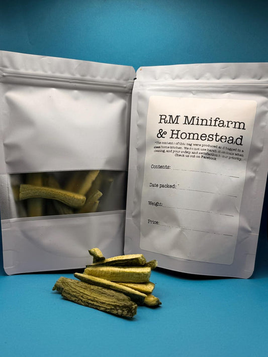 Organic freeze dried cucumber straws no apeel veggie stick snack