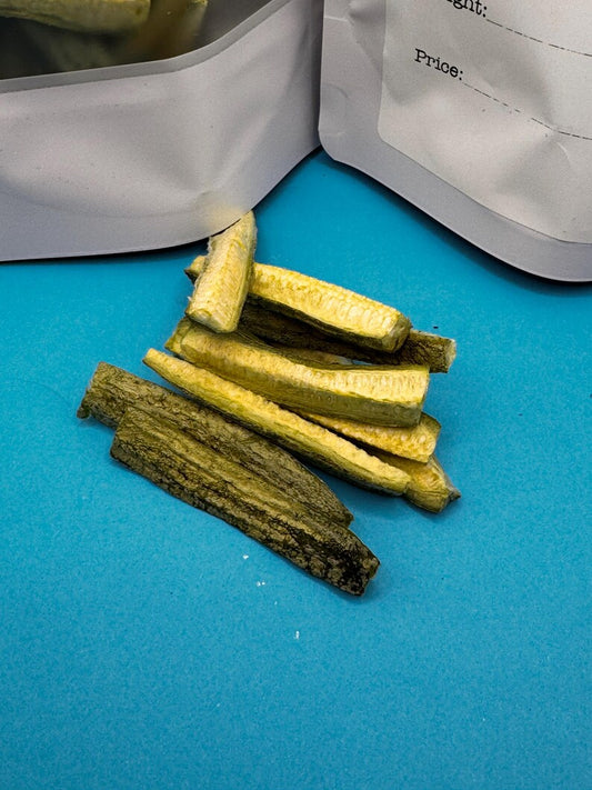 Organic freeze dried cucumber straws no apeel veggie stick snack