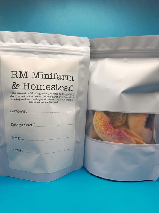 Organic no apeel freeze dried peaches treat snack fruit