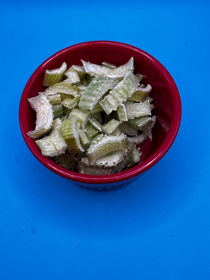 Celery freeze dried organic no apeel veggie vegetable snack