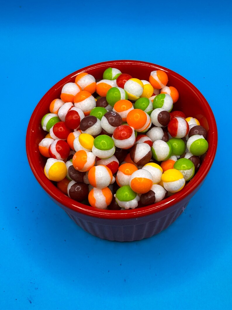 Freeze dried fruity crunchies snack treat candy