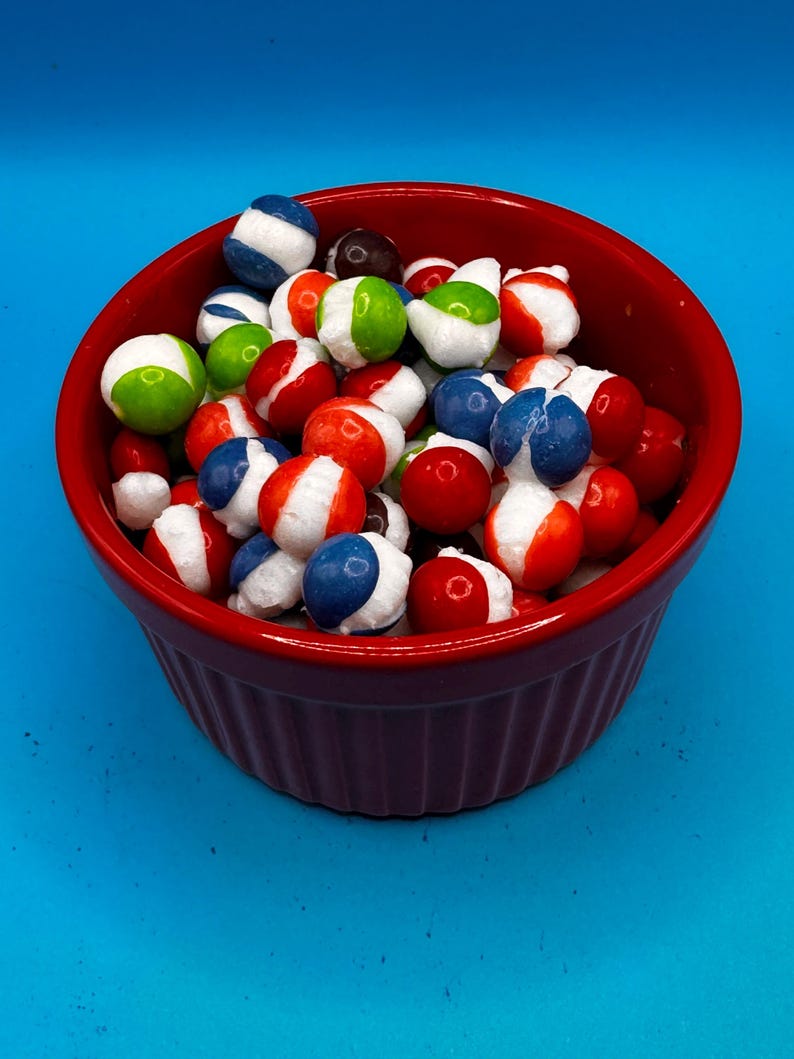 Freeze dried fruity crunchies snack treat candy