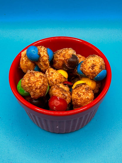 Freeze dried rainbow caramel chocolates candy treat snack