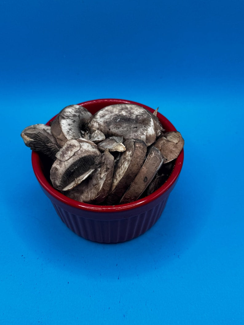 Mushrooms freeze dried organic no apeel vegetable veggie snack