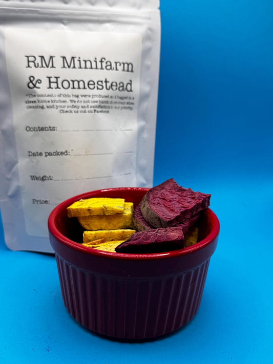 Organic no apeel freeze dried regular beats golden beats treat snack