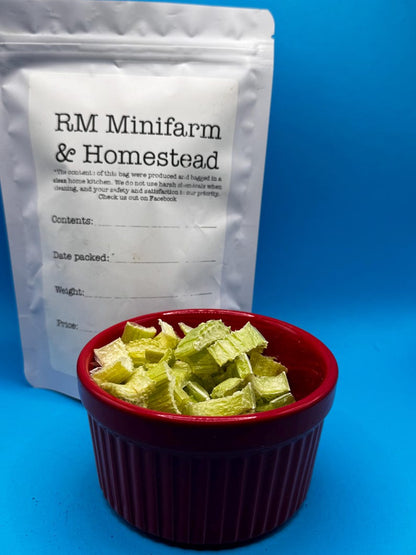 Celery freeze dried organic no apeel veggie vegetable snack