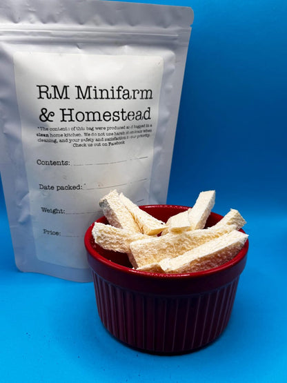 Jicama organic freeze dried no apeel veggie snack crunchy treat vegetable produce